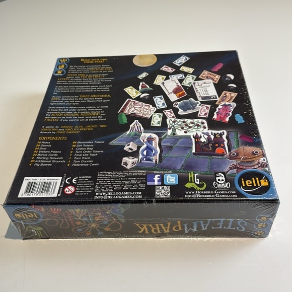 Steam Park Steampunk Robot Family Board Game Iello Games Theme Park - Picture 3 of 8